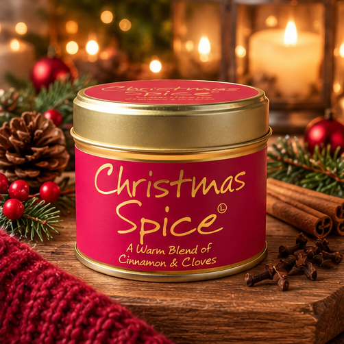 Christmas Spice Scented Candle – A Warm Blend of Cinnamon & Cloves!