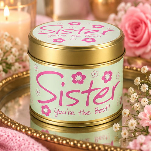 Sister Scented Candle – You're the Best!