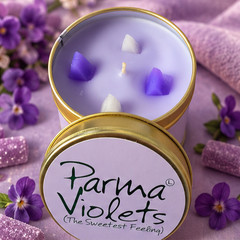 Parma Violets Scented Candle – The Sweetest Feeling!