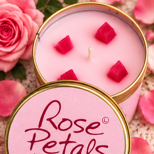 Rose Petals Scented Candle – A Delicate Handful