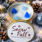 Snow Fall Scented Candle – Drifting Down Without a Sound!