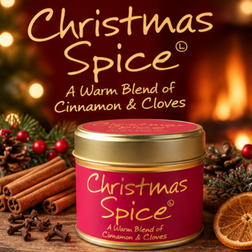 Christmas Spice Scented Candle – A Warm Blend of Cinnamon & Cloves!