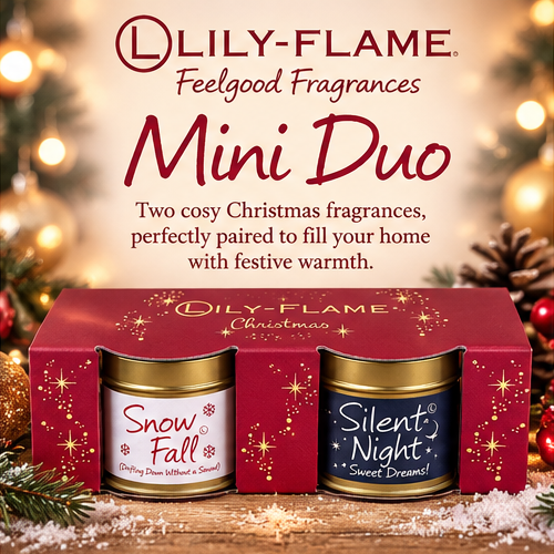 Christmas Mini Candle Duo Gift Set – Snowfall & Silent Night!