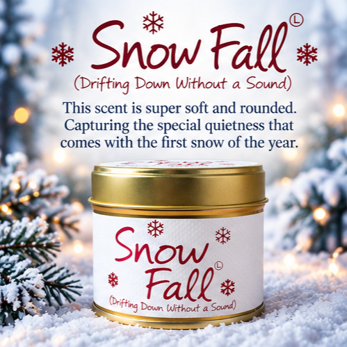 Snow Fall Scented Candle – Drifting Down Without a Sound!