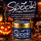 Spook! Scented Tin Candle – Happy Halloween!