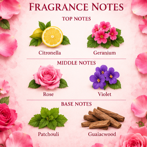Rose Petals Scented Candle – A Delicate Handful