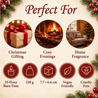 Christmas Spice Scented Candle – A Warm Blend of Cinnamon & Cloves!
