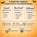Halloween Scented Candle Gift Set – 3 Candle Bundle