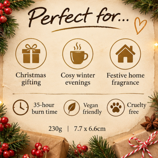 Christmas Pudding Scented Candle – Mmm... Truly Scrumptious!