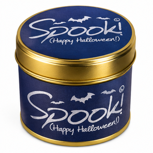 Spook! Scented Tin Candle – Happy Halloween!