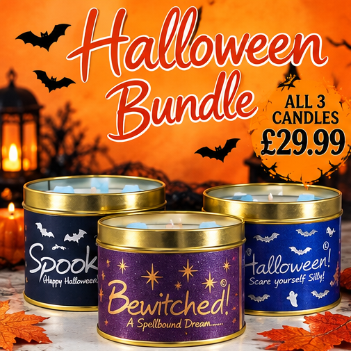 Halloween Scented Candle Gift Set – 3 Candle Bundle