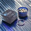 Aquarius zodiac crystal candle gift